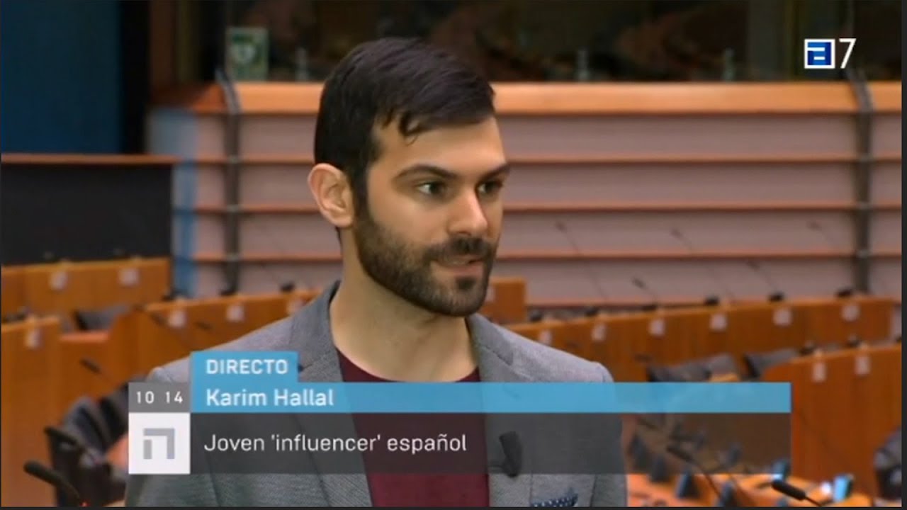 Karim Hallal en directo en la Televisión Pública Asturiana (TPA)