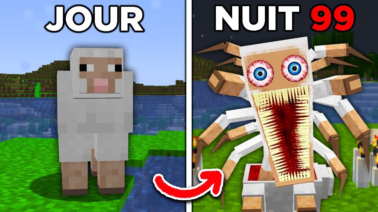 TOUT devient 1928% plus Effrayant la NUIT sur Minecraft.. ☠️