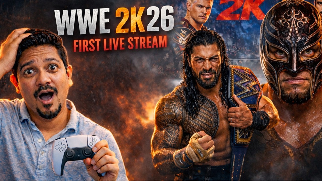 💥WWE 2K26 – First Time Playing! 🔥 PS5 Gameplay #wwe #wrestling #shortsfeed #shorts #romanreigns