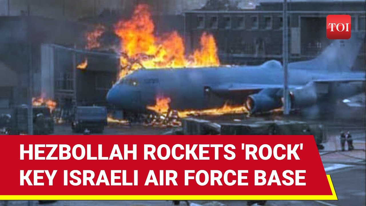Israeli Air Force Base 'Bombed'; Fresh Hezbollah Barrage 'Rocks' Ramat David | Watch