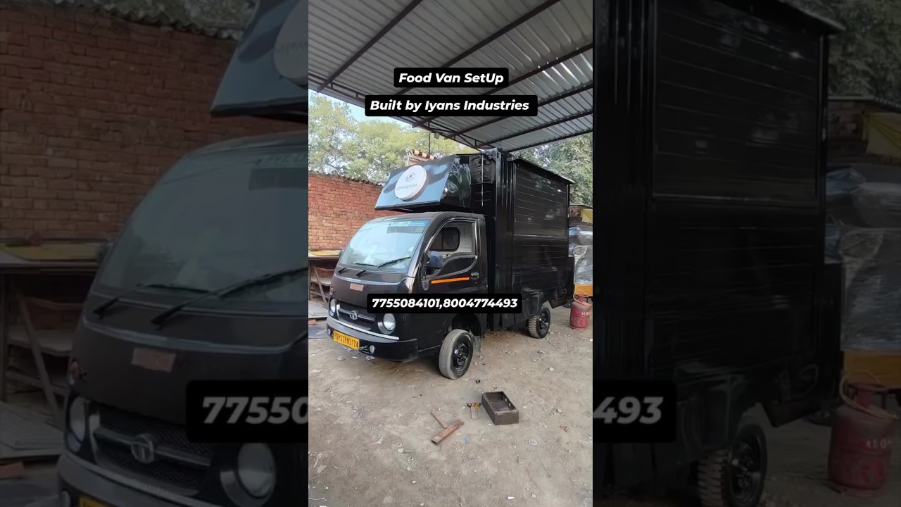 Tata Ace Food Van Setup | Food Truck Design | Tata Ace Customization