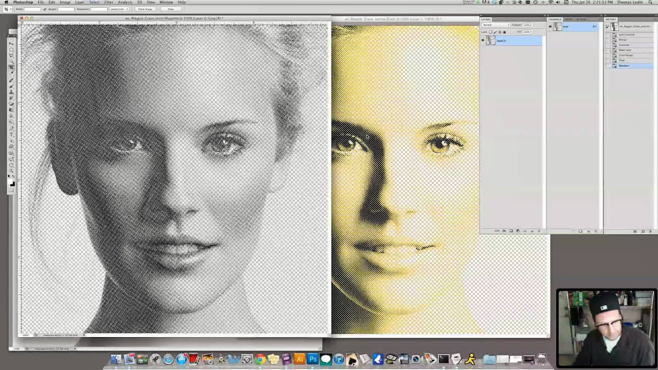 Цветоделение CMYK для триадной печати в Photoshop