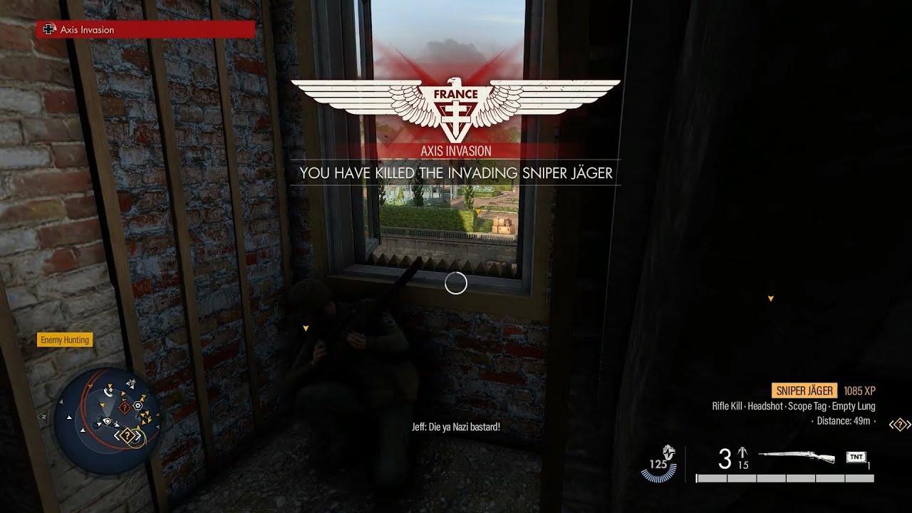 Sniper Elite 5 - Going Against Invaders (Killing Enemies from Invasion Mode)