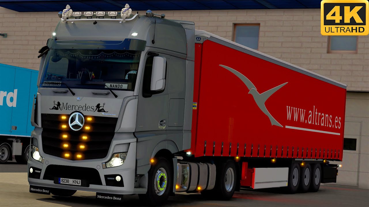 [G29] ETS2 (4K 60FPS) | MERCEDES MP4 1851 | KIEL 🇩🇪 - DÜSSELDORF 🇩🇪