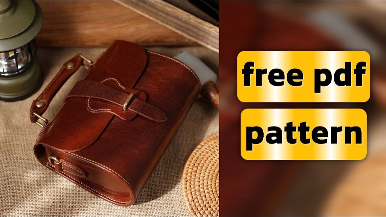 free pdf Pattern for leather bags