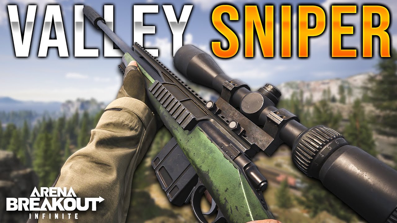 Long Range Valley SNIPER - Arena Breakout Infinite M24 PvP Gameplay