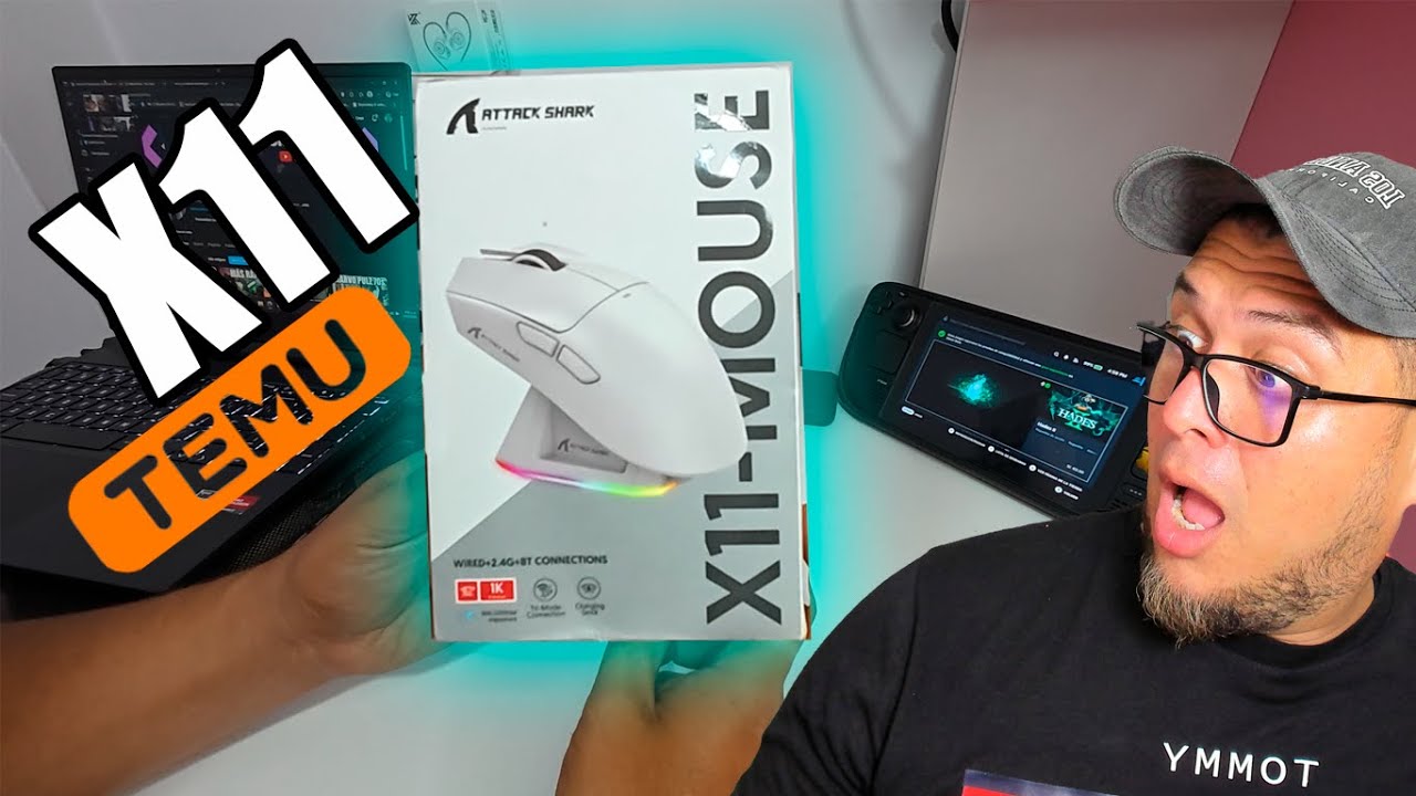 UNBOXING del mouse gamer de TEMU: Attack Shark X11 🔥