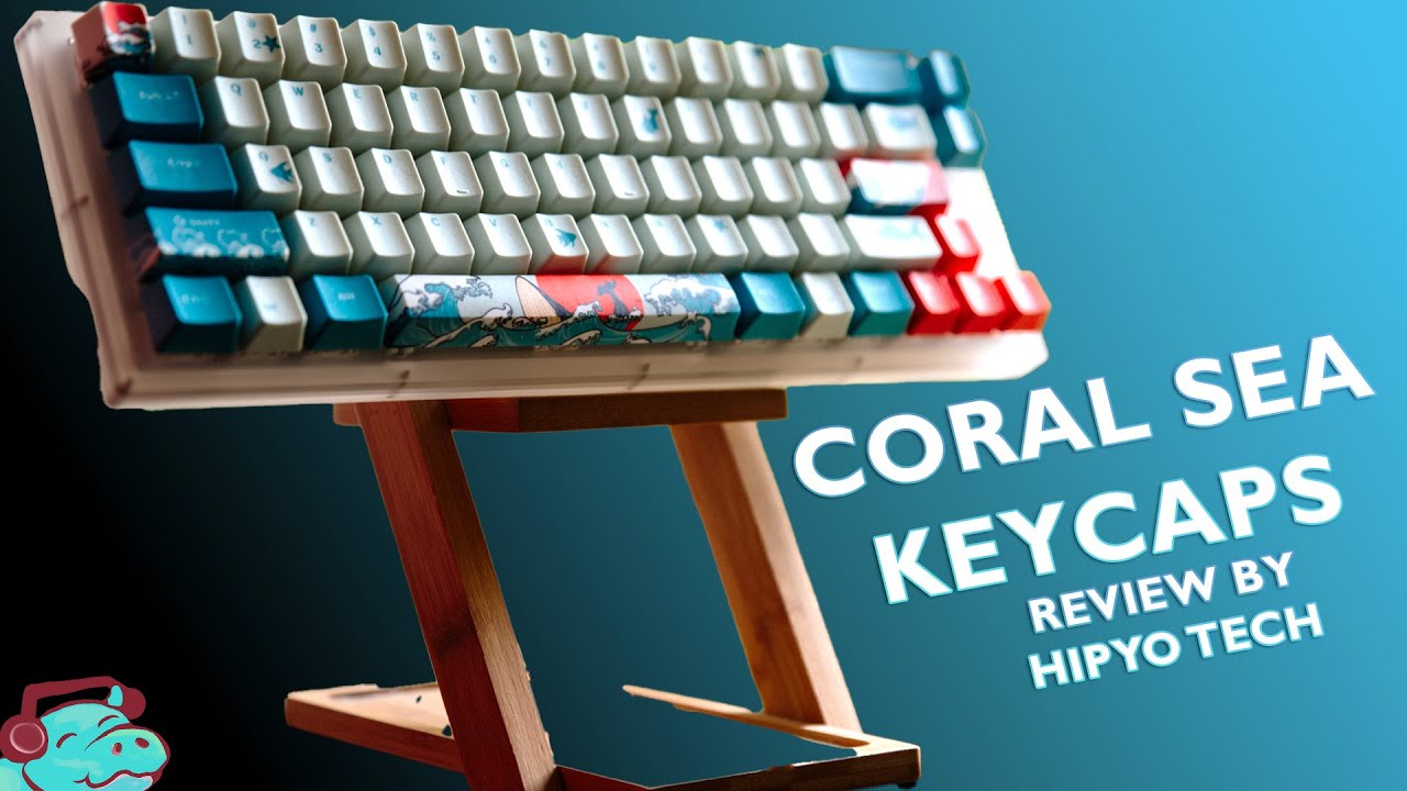 🌊 Coral Sea Keycaps Set Review and Unboxing - Budget Keycaps