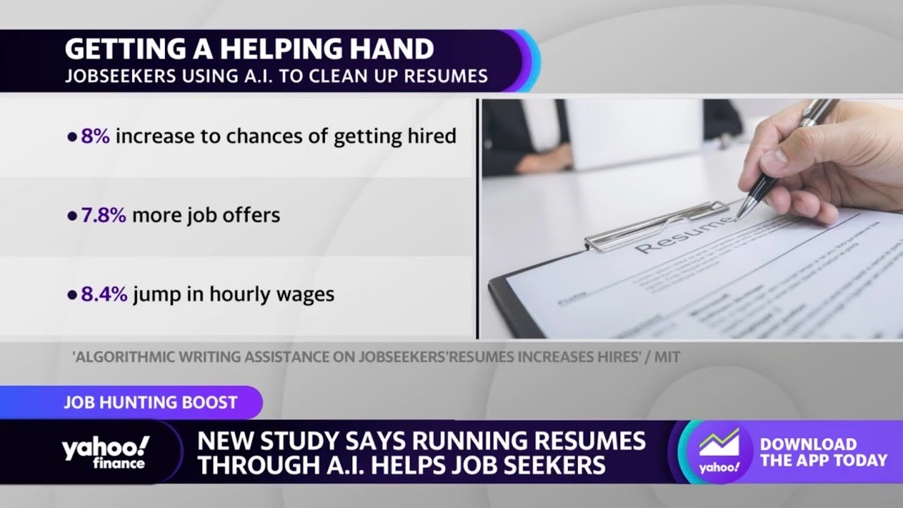How A.I. is helping job seekers proofread and polish r&eacute;sum&eacute;s, job applications