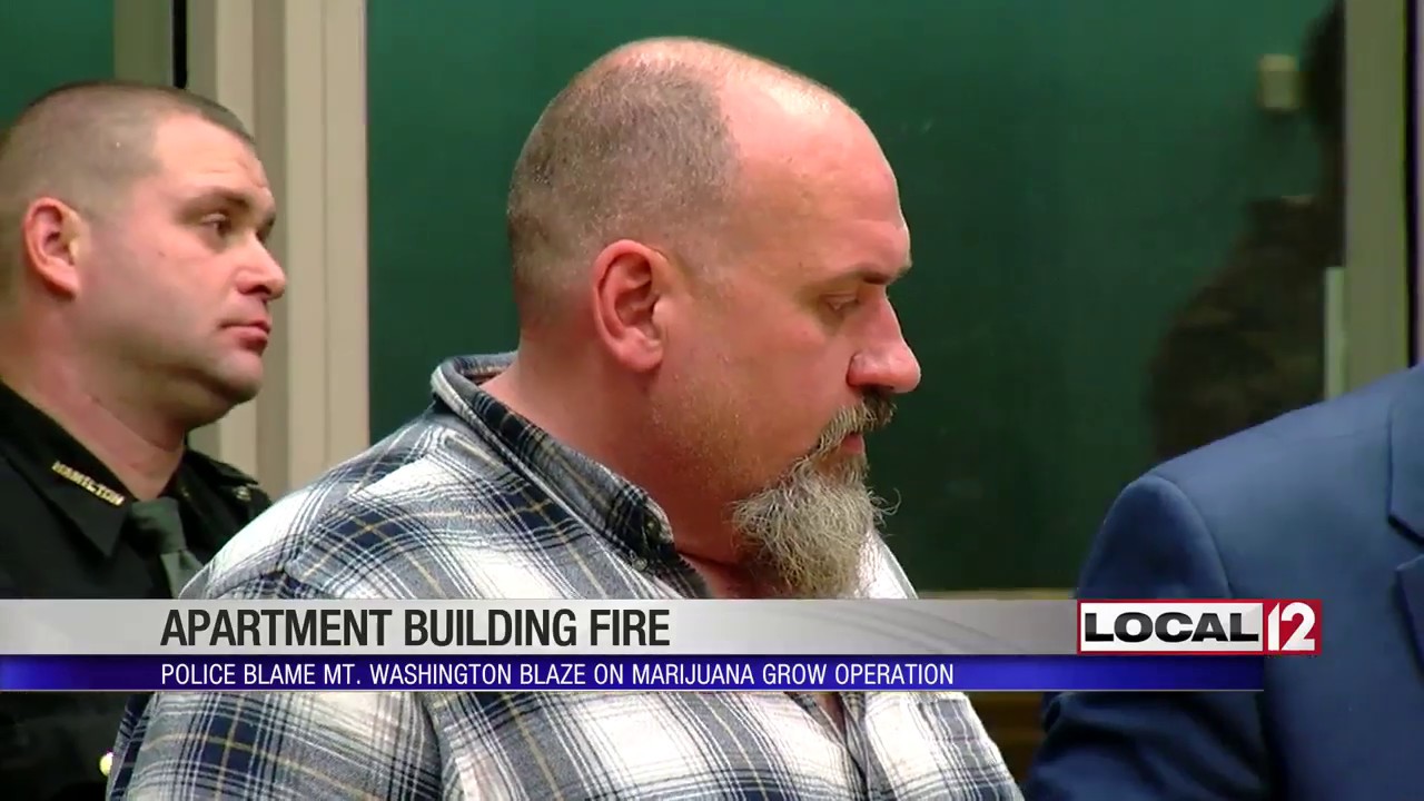 Police: Man's marijuana grow operation started apartment fire