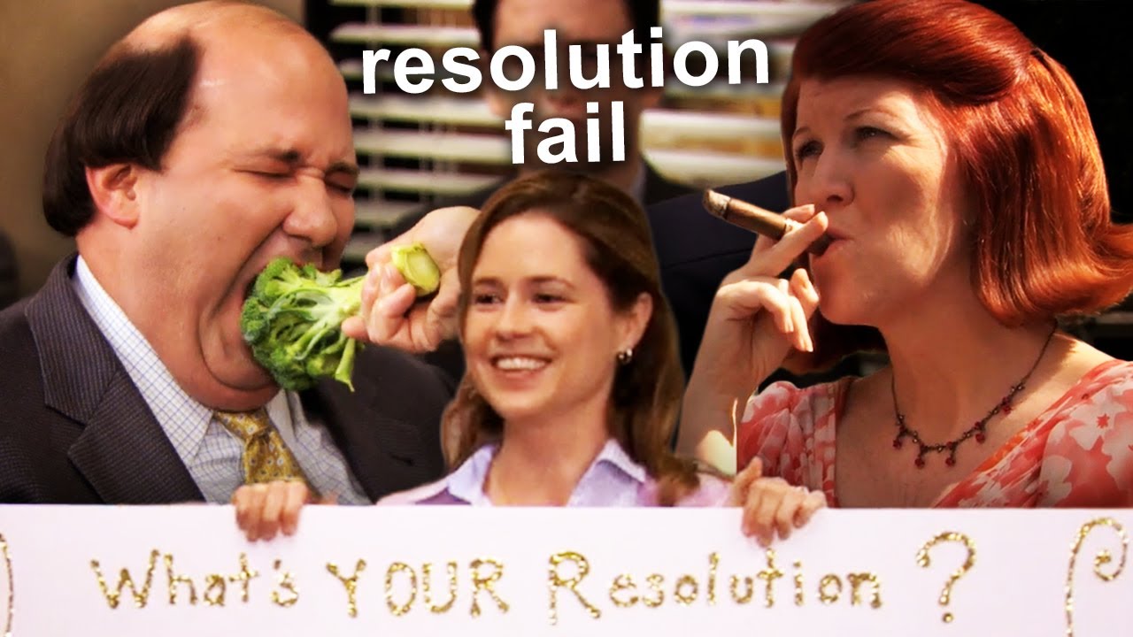the office attempting new year's resolutions | The Office US | Comedy Bites