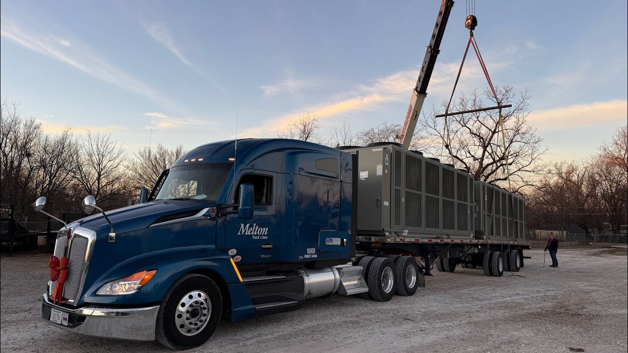 🏗️Многоэтапная перевозка грузов с кондиционерами | Melton Truck Lines