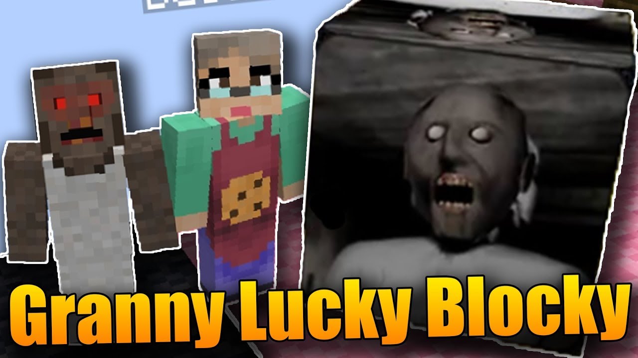 CRINGE GRANNY LUCKY BLOCKY!😂Lucky Block Race w/Bauchyč