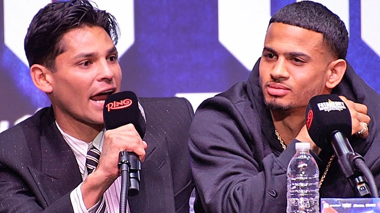 HEATED Ryan Garcia vs Rolly Romero Full Final Press Conference & face off video!
