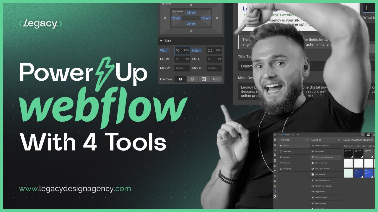 POWER UP Webflow With These 4 Tools