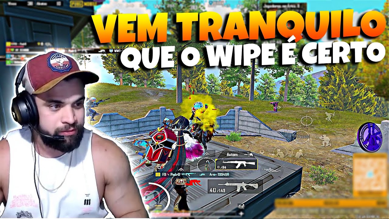 SQUAD VEIO TRANQUILO E TOMOU O FAMOSO WIPE! PUBGMOBILE