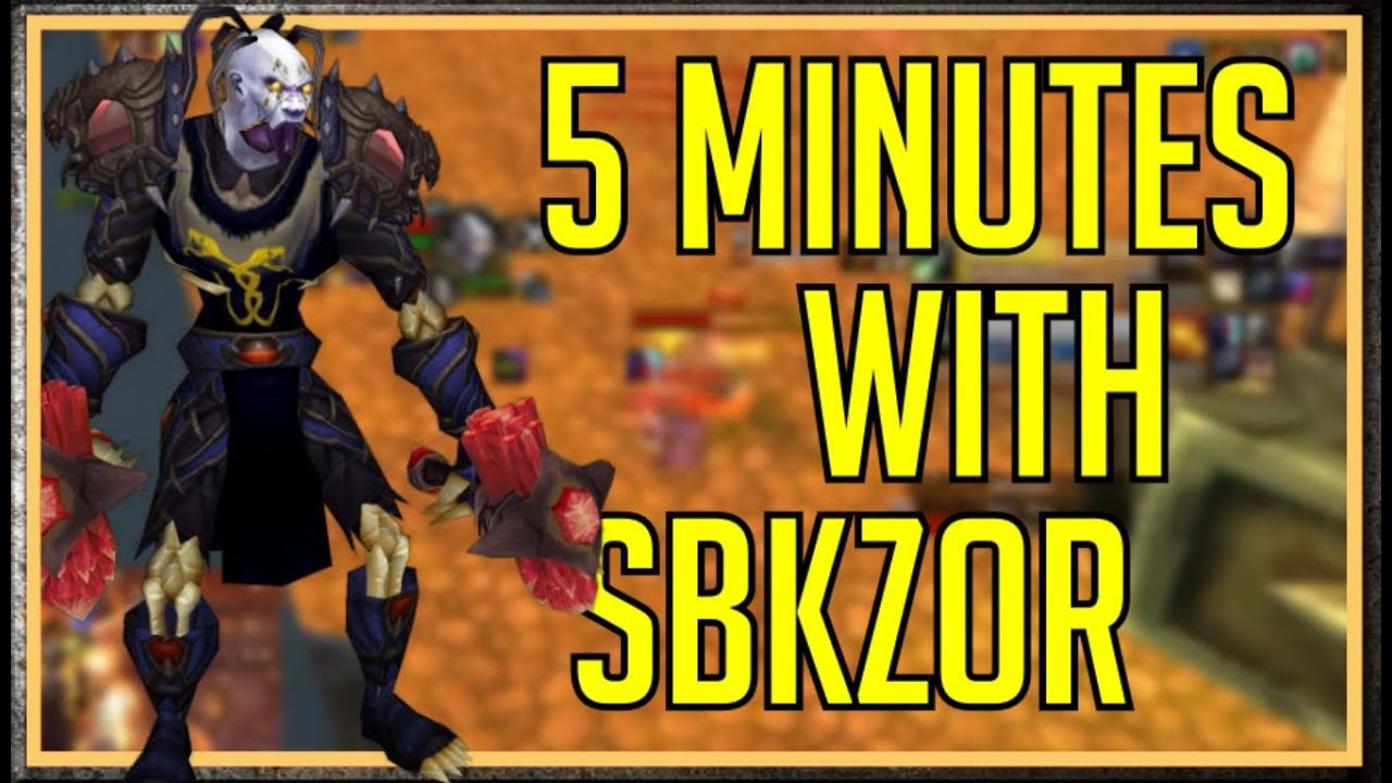 Five minutes with: @SbkzorTV (Rogue Hunter Arenas | Endless TBC Classic PVP)