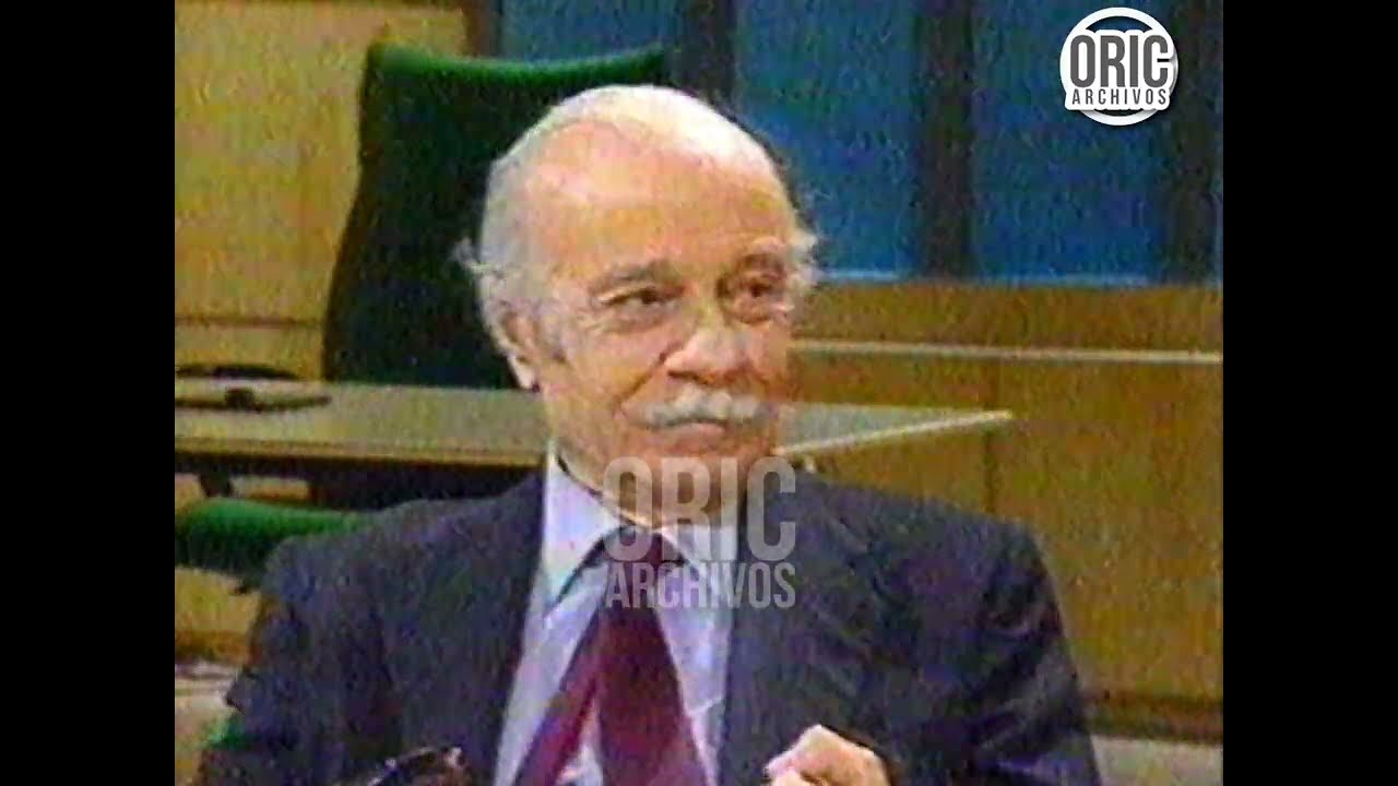 1994: Ernesto Sábato con Mariano Grondona, en el programa Hora Clave.
