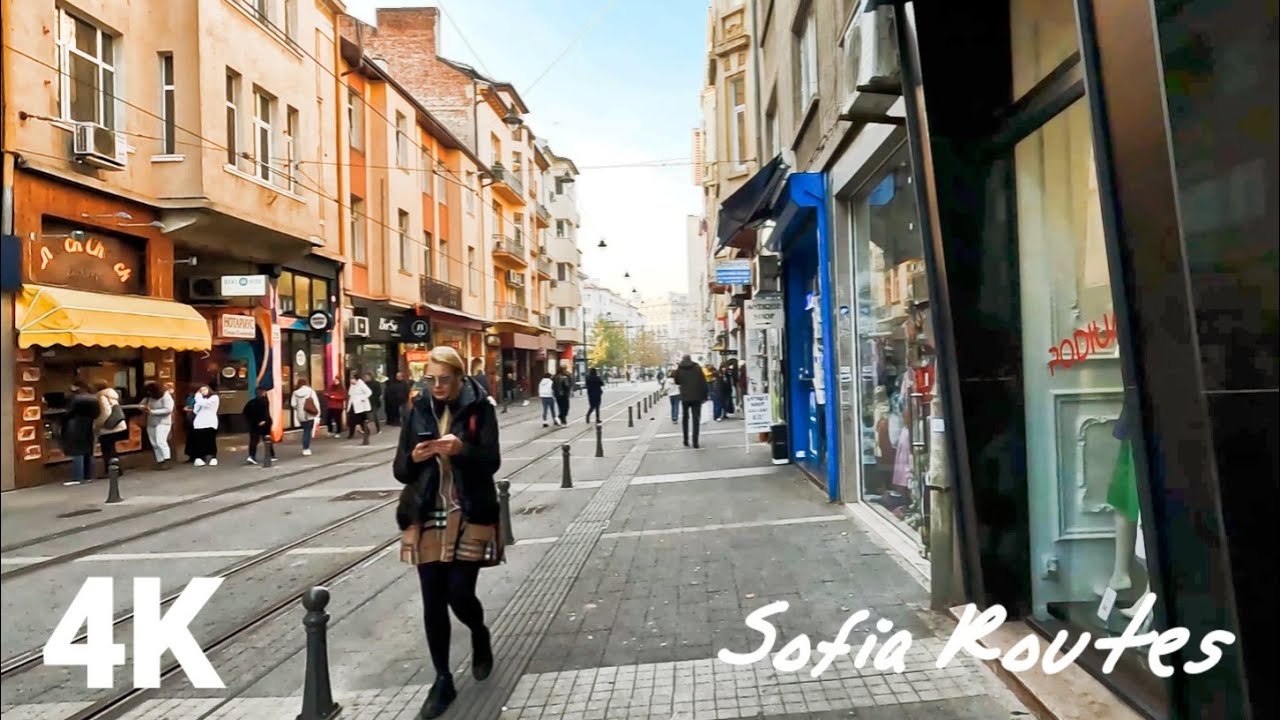 Cold Afternoon walk in SOFIA CITY CENTER | NOVEMBER | 2022 |