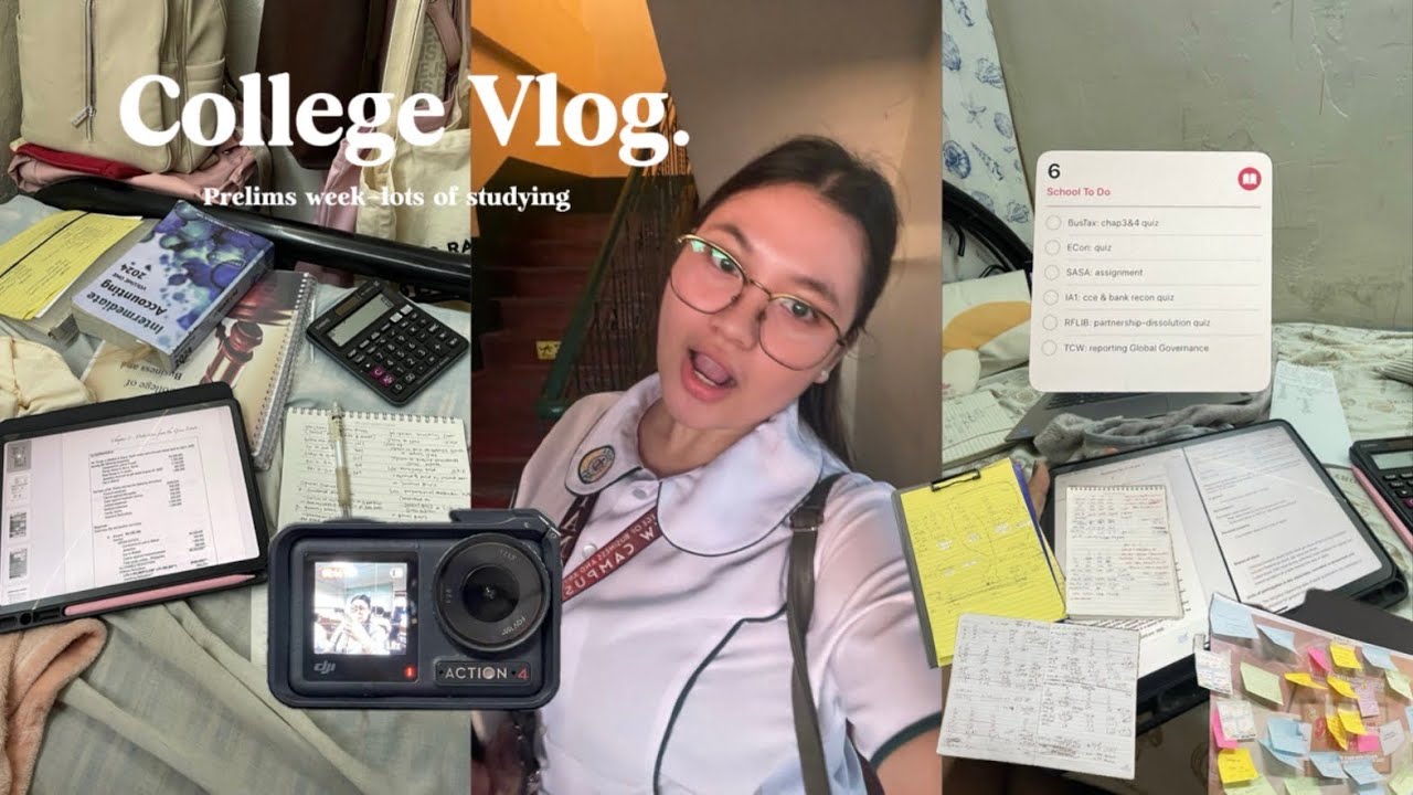 College Vlog: A productive prelim week 
