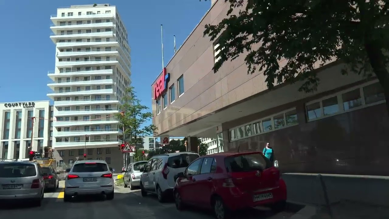 driving in Hamburg June 2022 4K