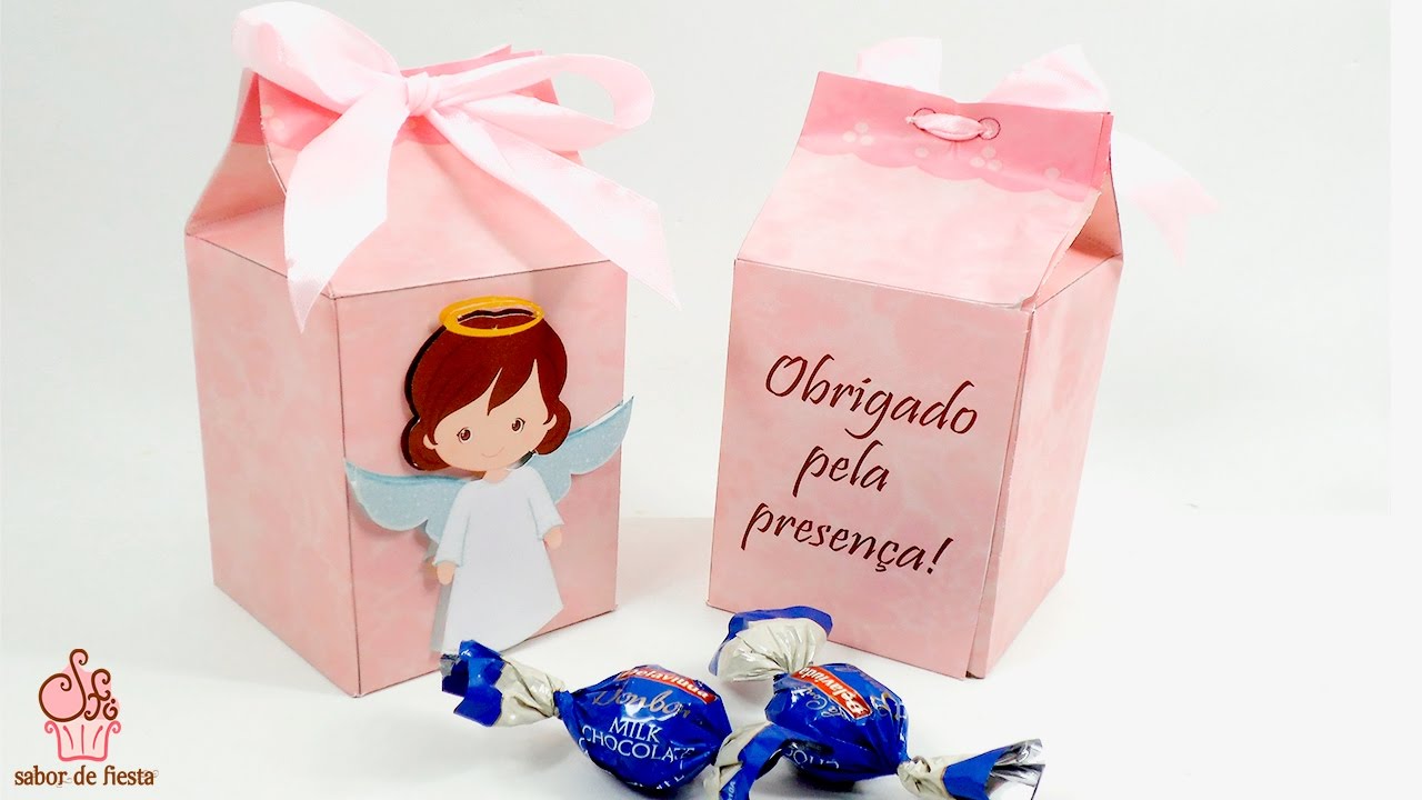 🎁RECUERDO CAJITA MILK PARA BAUTIZO / BABY SHOWER / COMUNIÓN 🎈Sabor de Fiesta