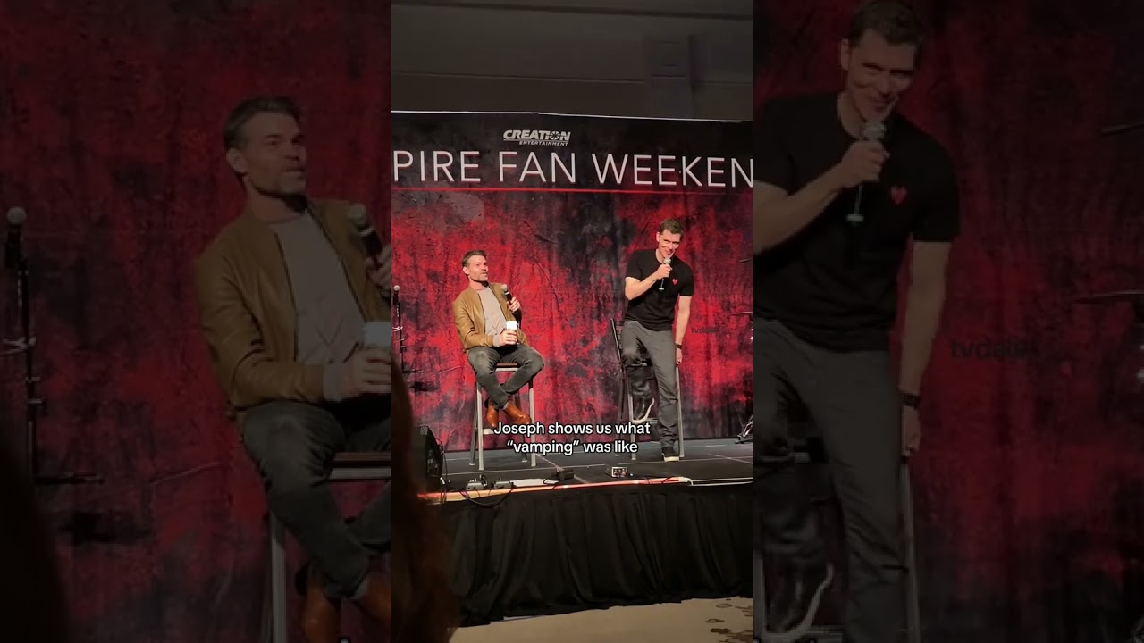 Joseph Morgan and Daniel Gillies Vampire Diaries Chicago Convention Panel  #thevampirediaries #tvd