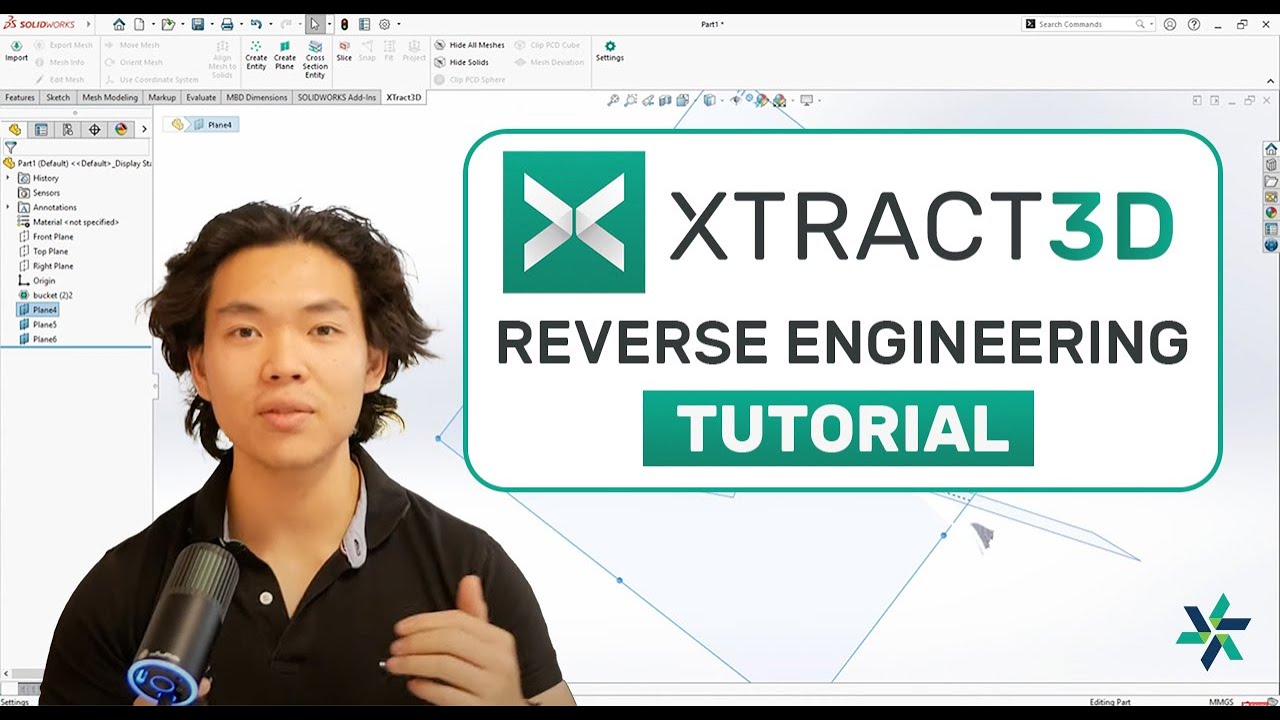 Reverse Engineering in SolidWorks with Xtract3D Plugin: Tutorial