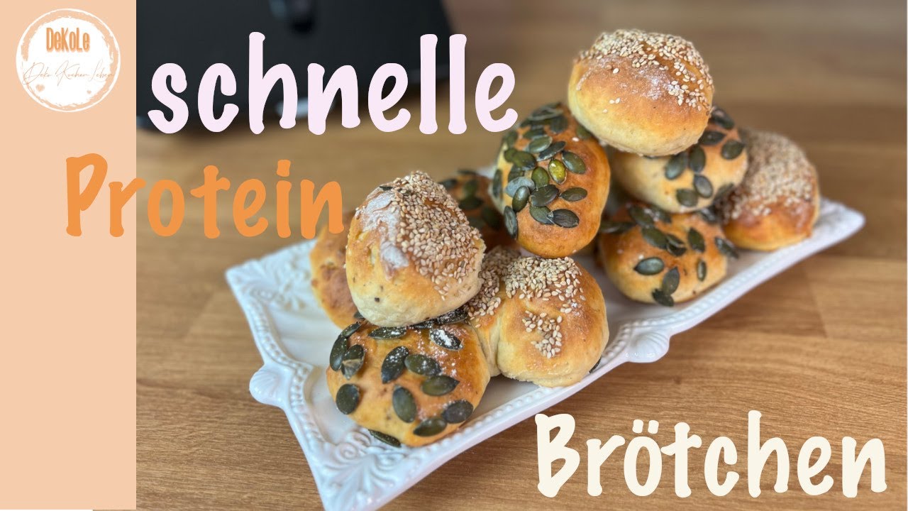 schnelle Protein-Brötchen ohne Aufwand – so schnell hast du noch nie gebacken!