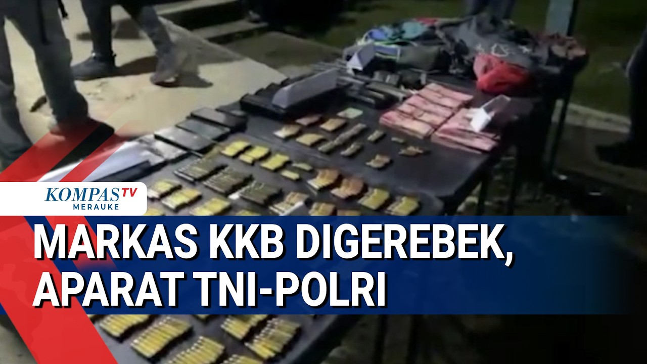 Markas KKB Digerebek, Aparat TNI-Polri Sita Ratusan Butir Amunisi dan Uang Tunai
