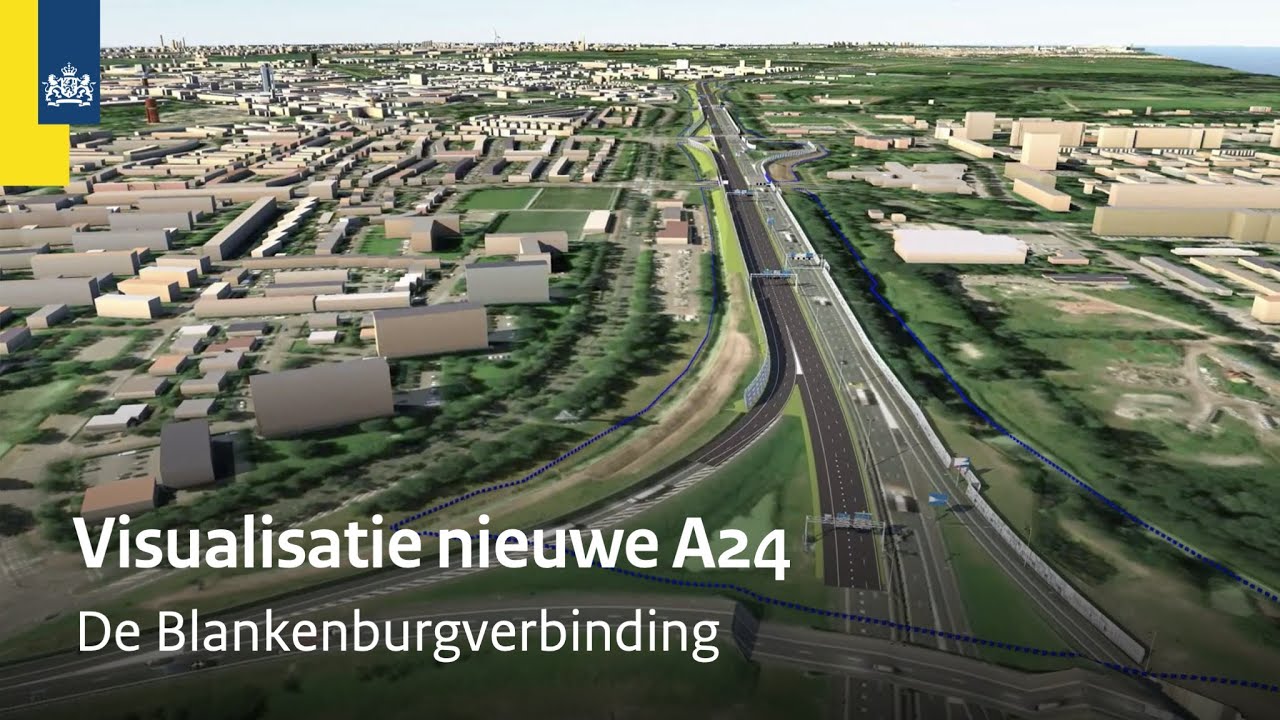De nieuwe snelweg A24 in vogelvlucht | Animatie