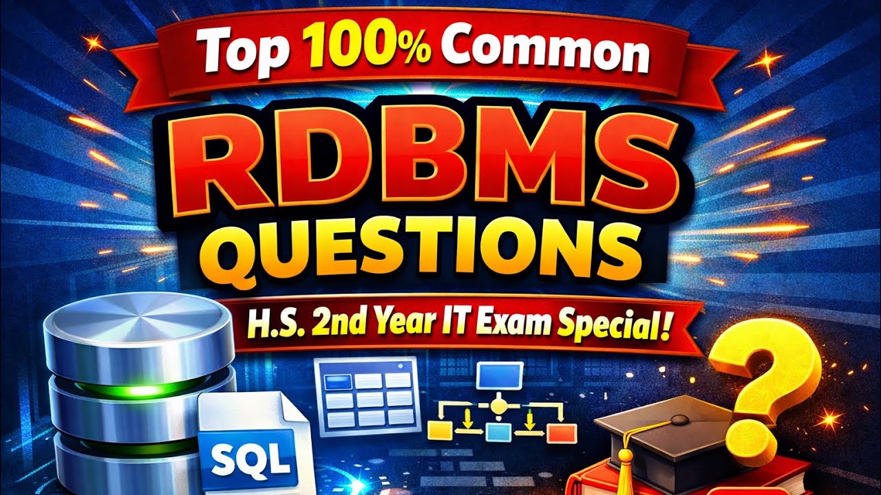 Top 100% Common RDBMS Questions | H.S. 2nd Year IT Exam Special
