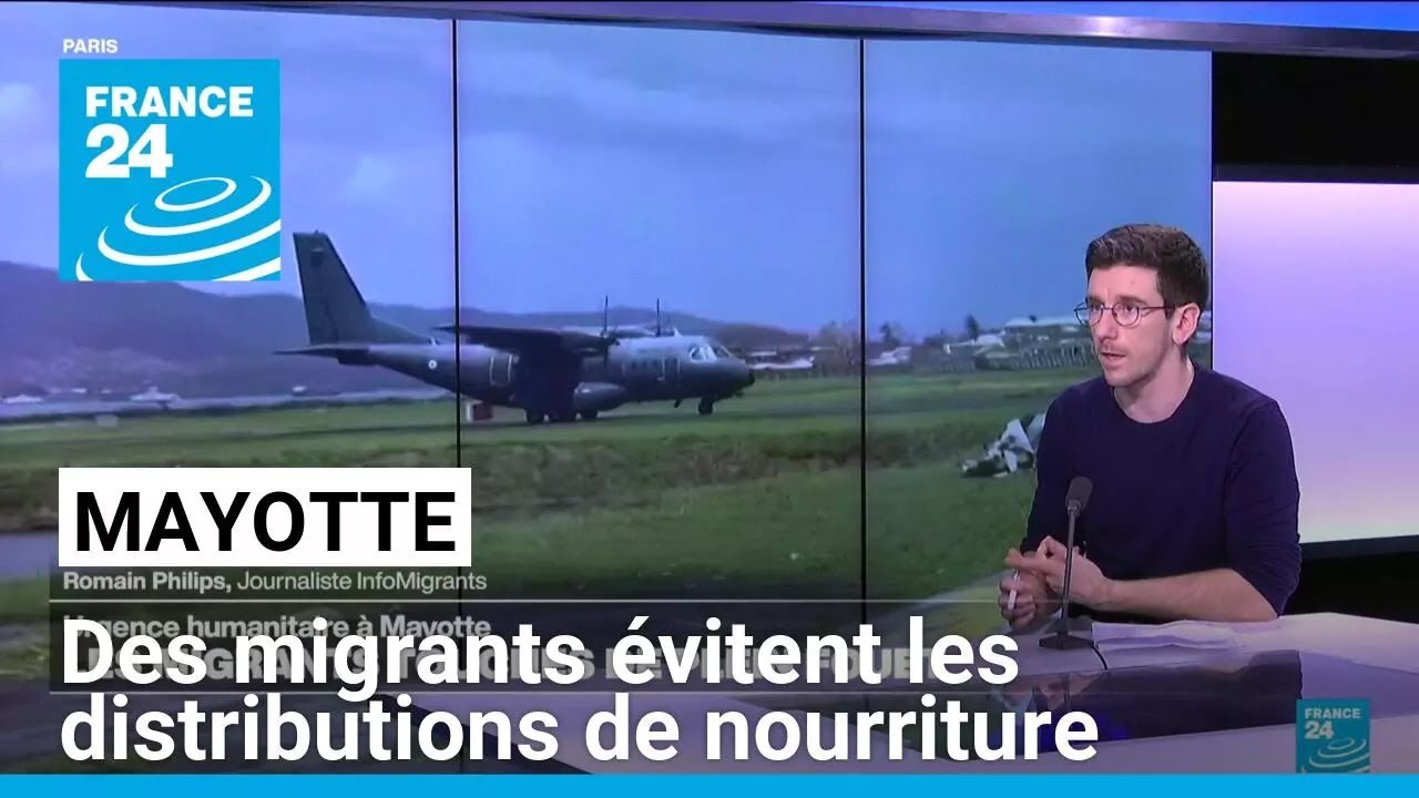 À Mayotte, les migrants évitent les distributions de nourriture par peur d'être arrêtés