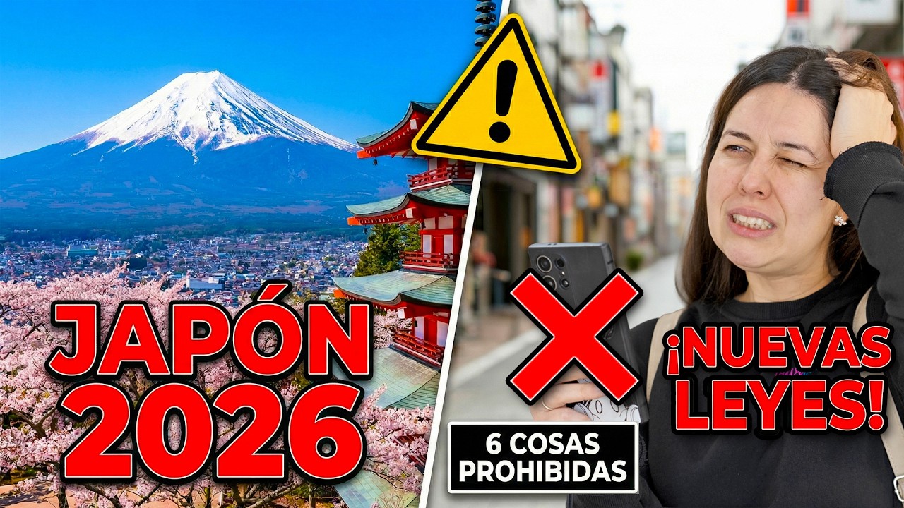 🚨 NO viajes a Jap&oacute;n en 2026 sin saber ESTO (6 Nuevas Reglas)