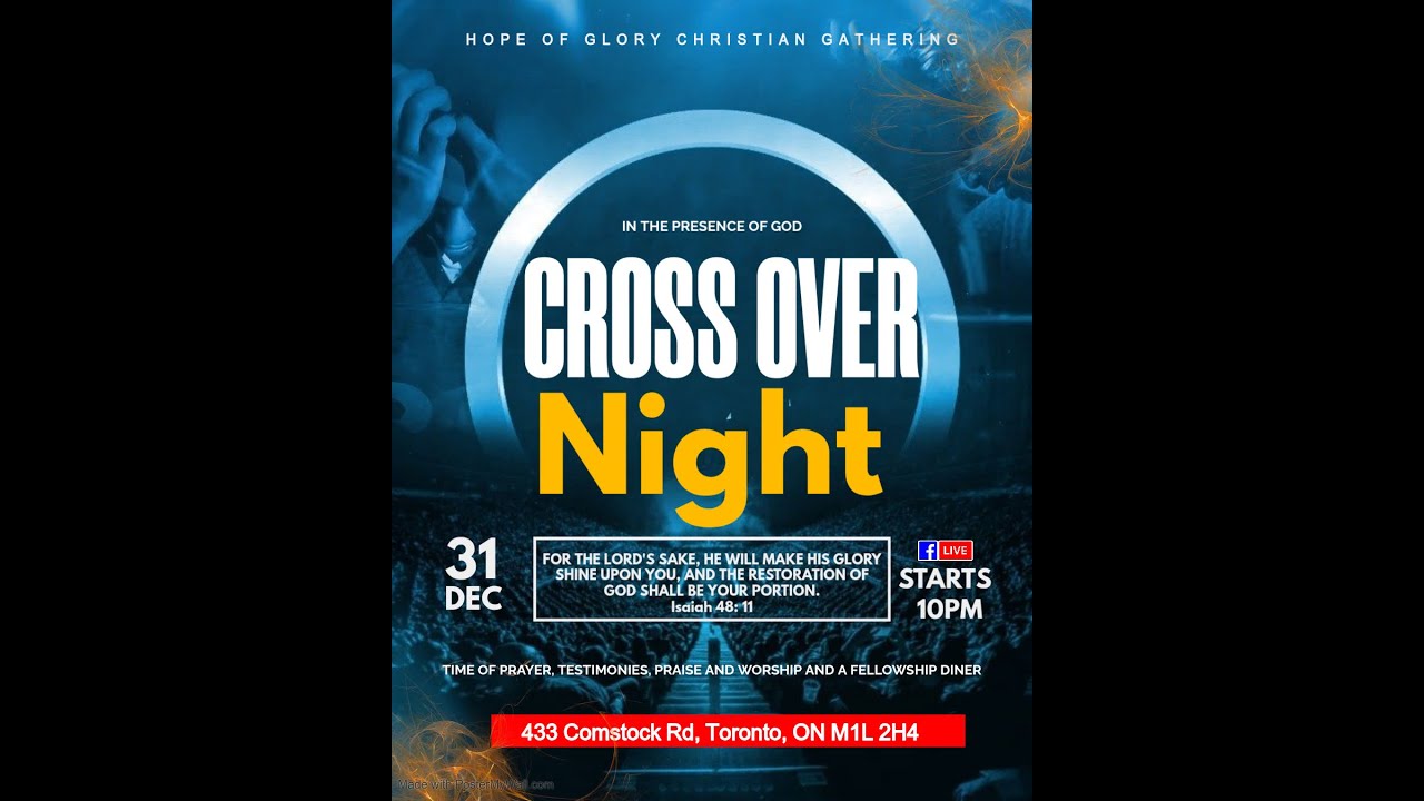 Crossover Service | December 31, 2025 | Hope Of Glory Christian Gathering
