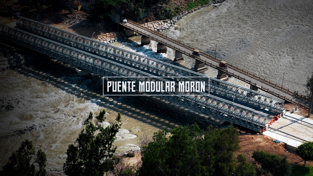 Puente Modular Morón | ya está al 95% de Avances.