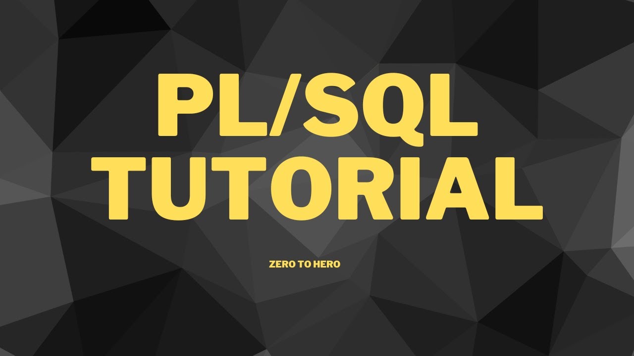 18-PL/SQL Procedure Nedir?