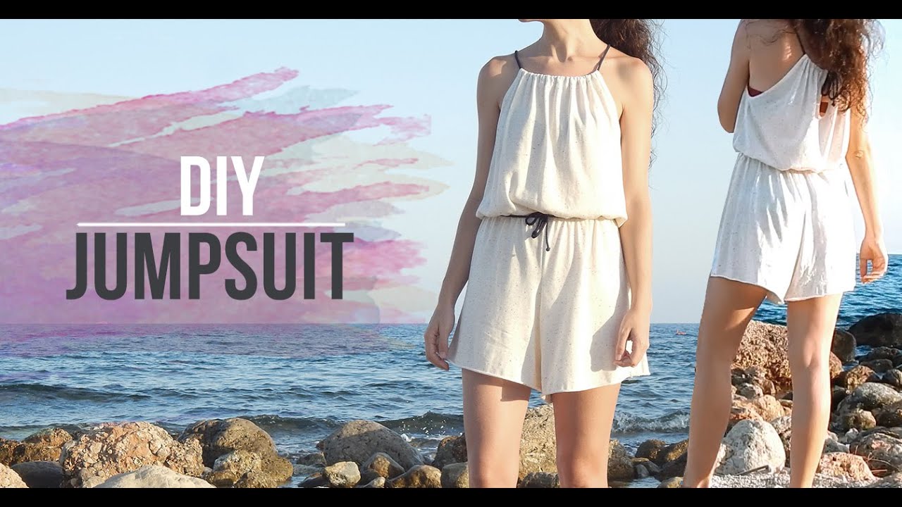 DIY HALTER JUMPSUIT | Cómo hacer un enterizo con escote halter