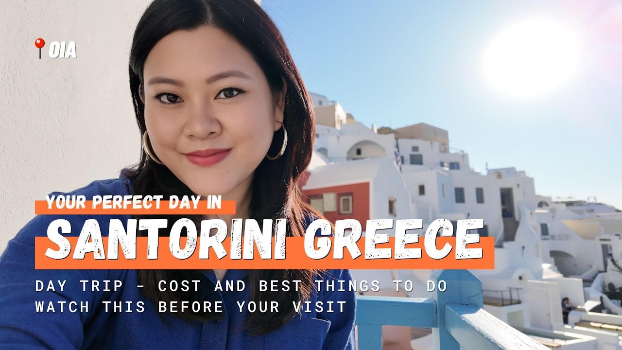 Santorini Greece Vlog | 24 Hours | Best Things To Do - Black Sand Beach, Greek Villages & More!