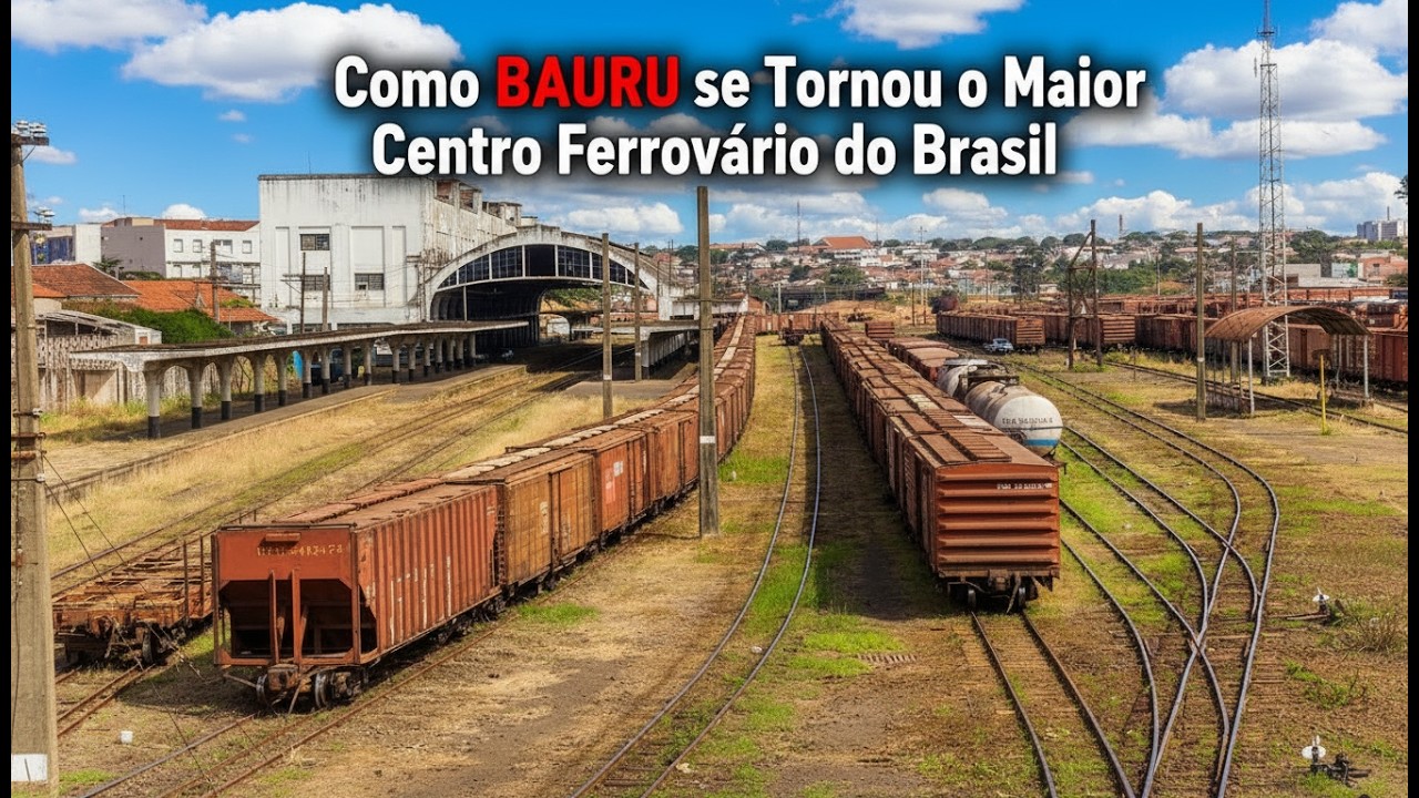 BAURU – O MAIOR ENTRONCAMENTO FERROVIÁRIO DO BRASIL