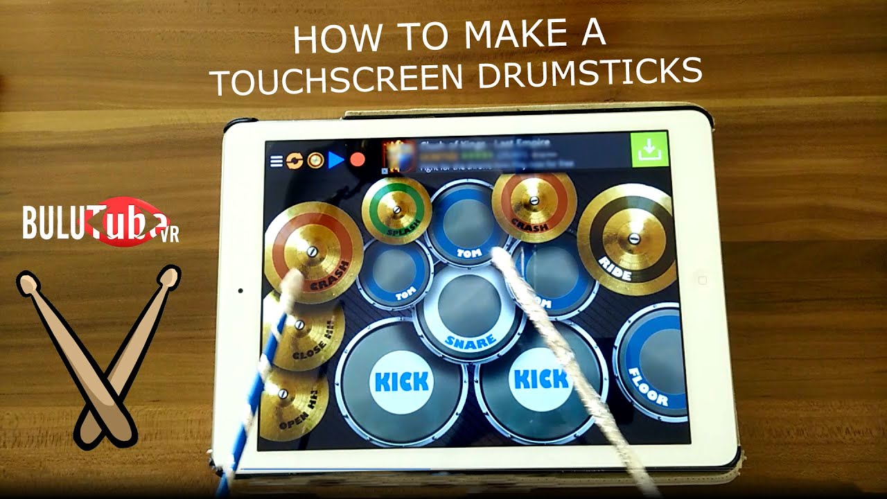 How To Make A Touchscreen DRUMSTICKS! Do it Yourself - Homemade - Easy