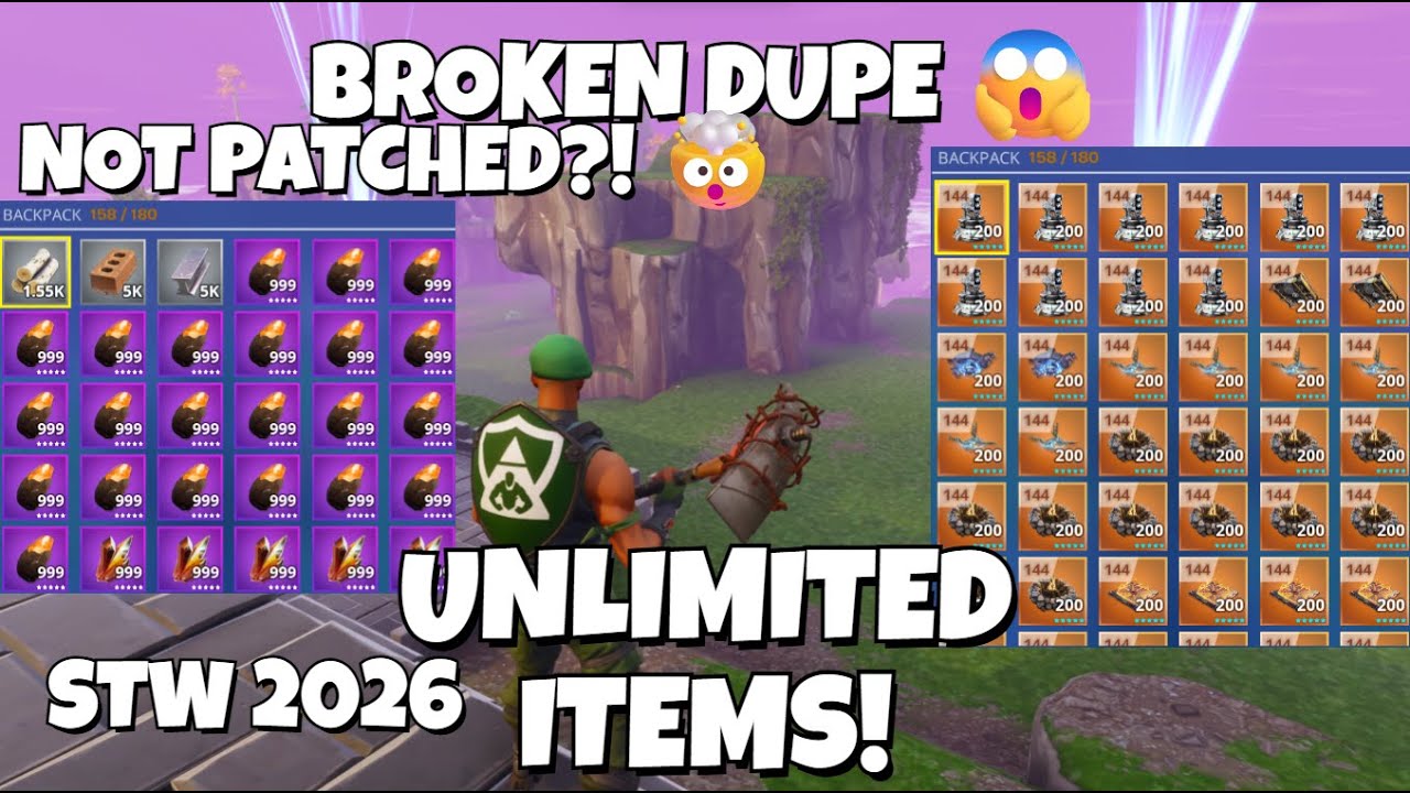 NEW Unlimited Duplication Glitch in Save the World! (STW Dupe Glitch 2026)