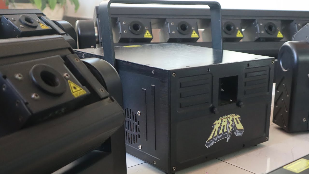 ⚡️ASI SON LOS RAYOS LASER QUE VENDE EL ING RAYO -  LASER SHOW 10w