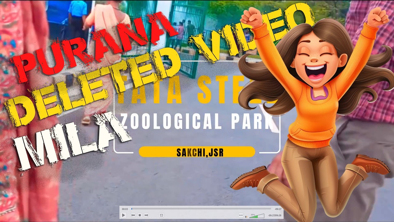 KHOYA VIDEO MIL GYA II eva ka purana video I TATA zoological park @meriduniyavlogsyt