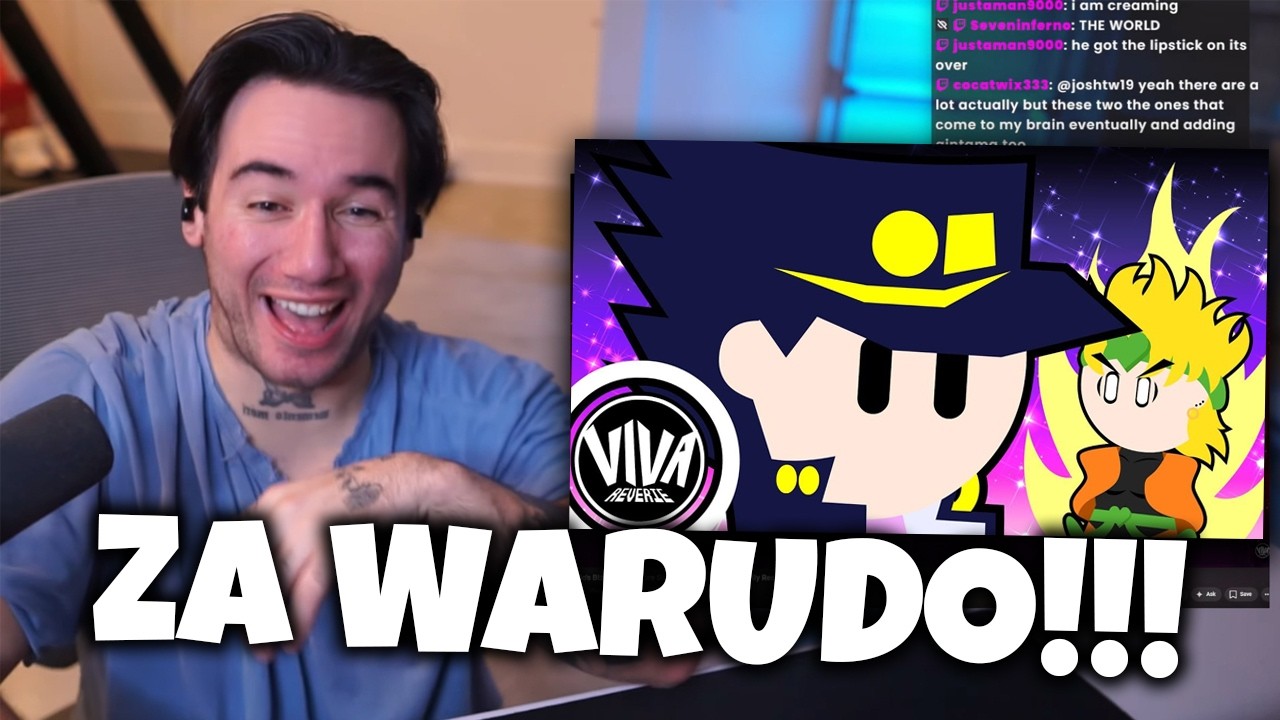 JoJo's Bizarre Adventure Stardust Crusaders But Really Really Fast (REACTION)