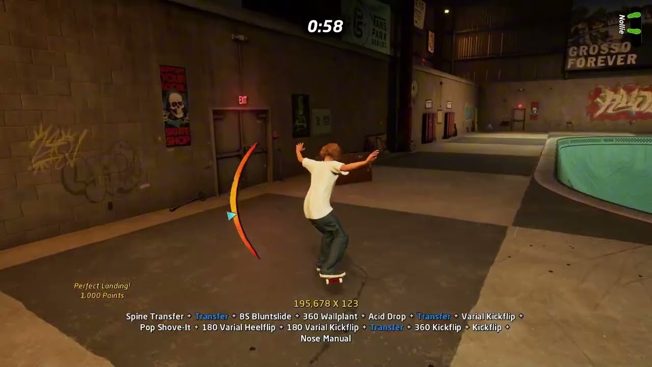 THPS 1+2 - Skate Park 110 Million Point Combo