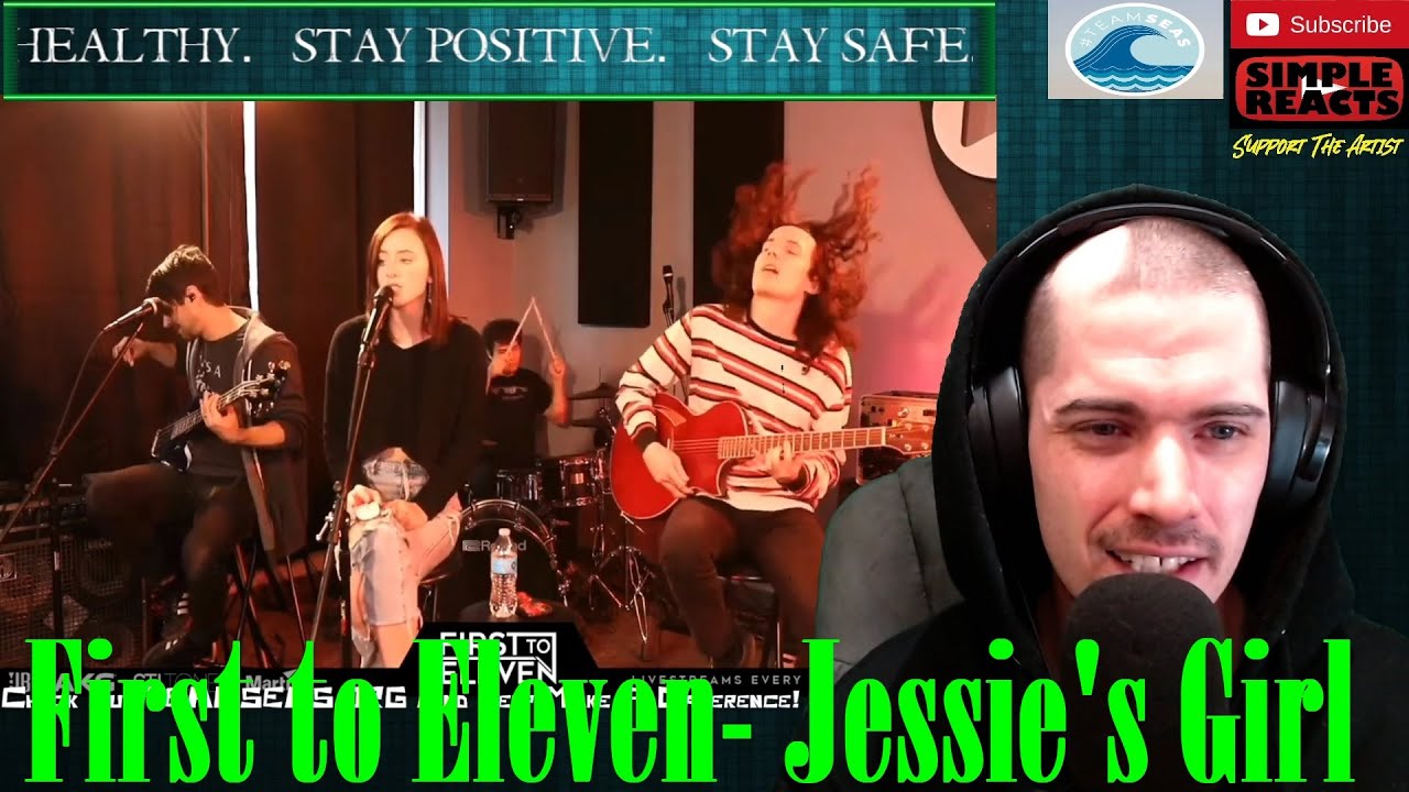 First to Eleven- Jessie's Girl- Rick Springfield Acoustic Cover (livestream) Reaction