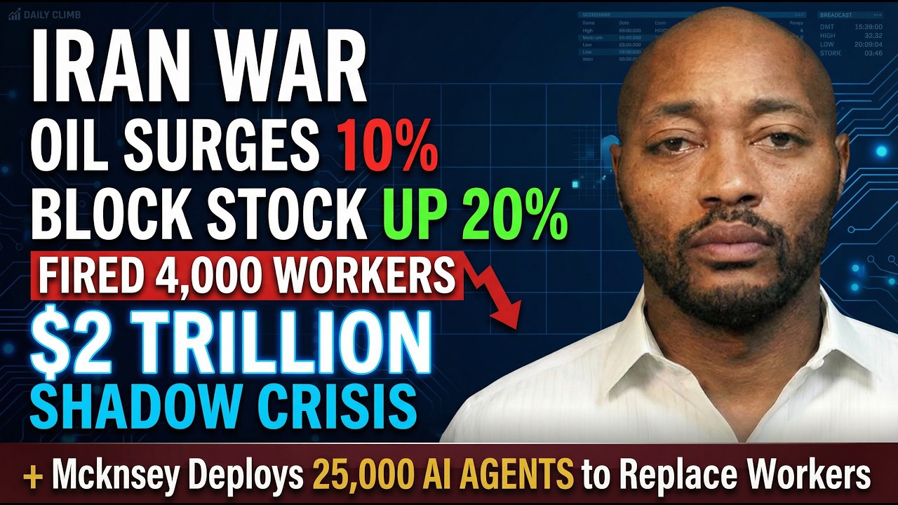 AI PANIC Crashes Stocks 16% in 48 Hours + McKinsey Deploys 25,000 AI AGENTS to Replace Workers