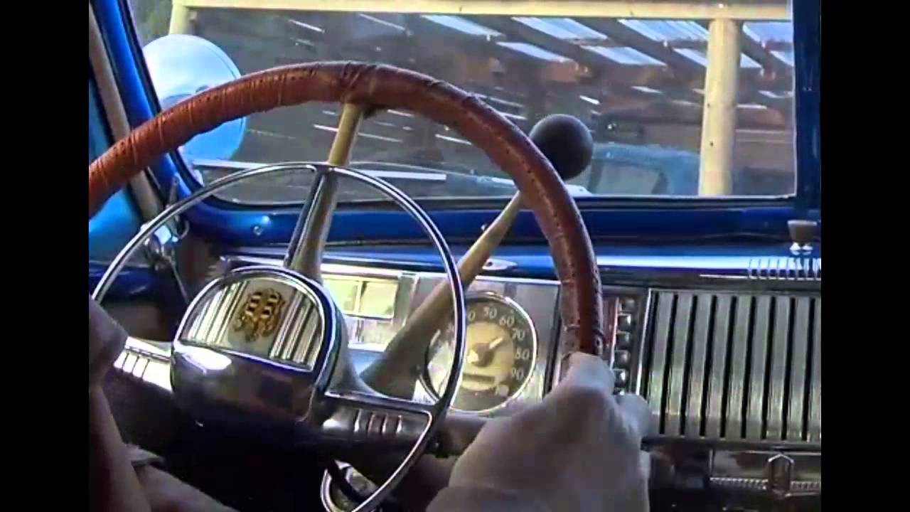 driving across Bury St Edmunds in a 1947 Dodge
