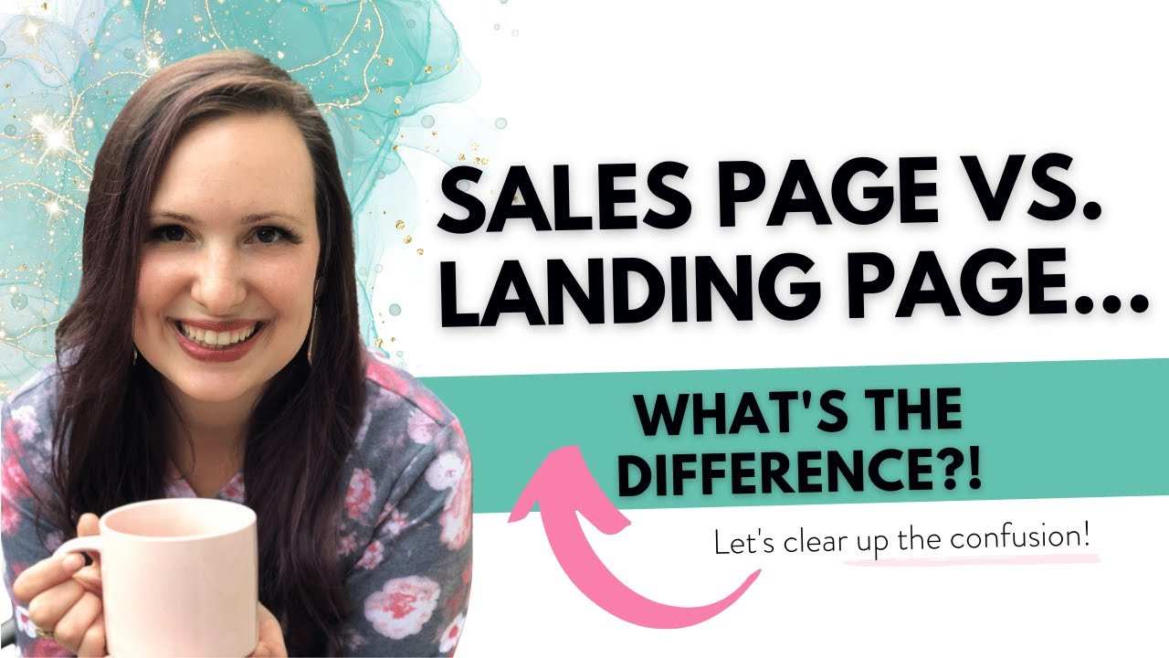 Sales Page vs. Landing Page... What's the Difference?!